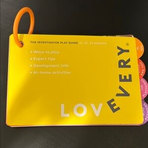 Lovevery The Investigator Playguide for Months 31, 32, 33